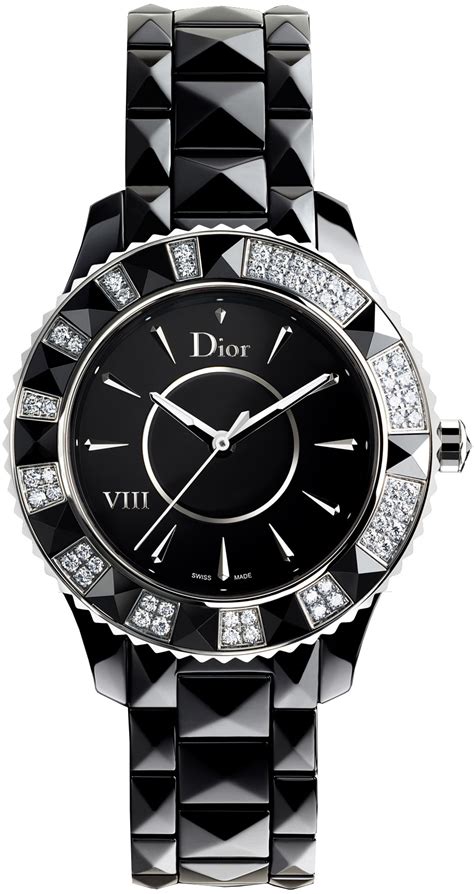 christian dior viii ladies watch|christian dior leather strap watch.